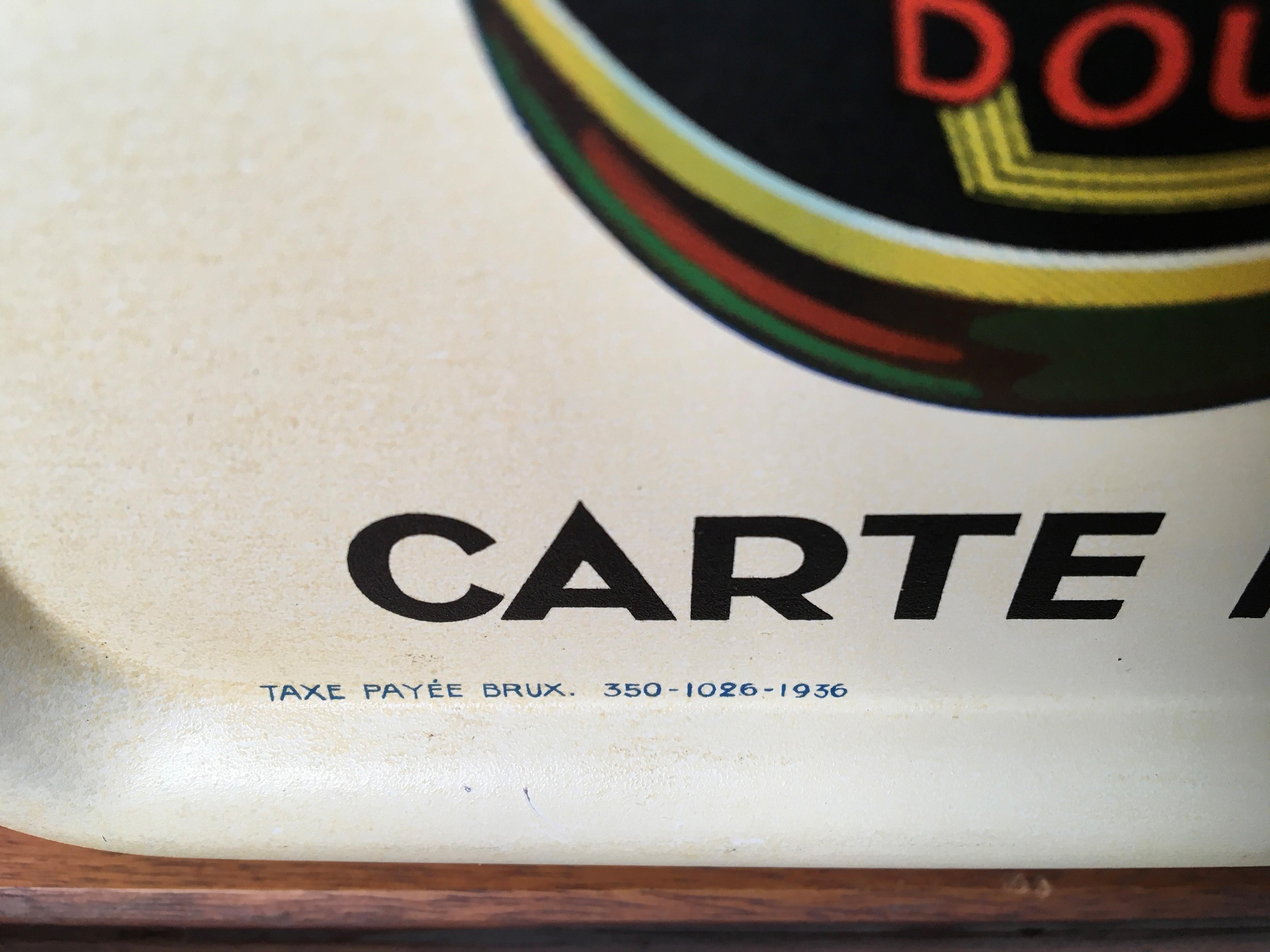 Art Deco 1936 Port Sign, Les Portos Gibson, an Appetizer Drink For Sale