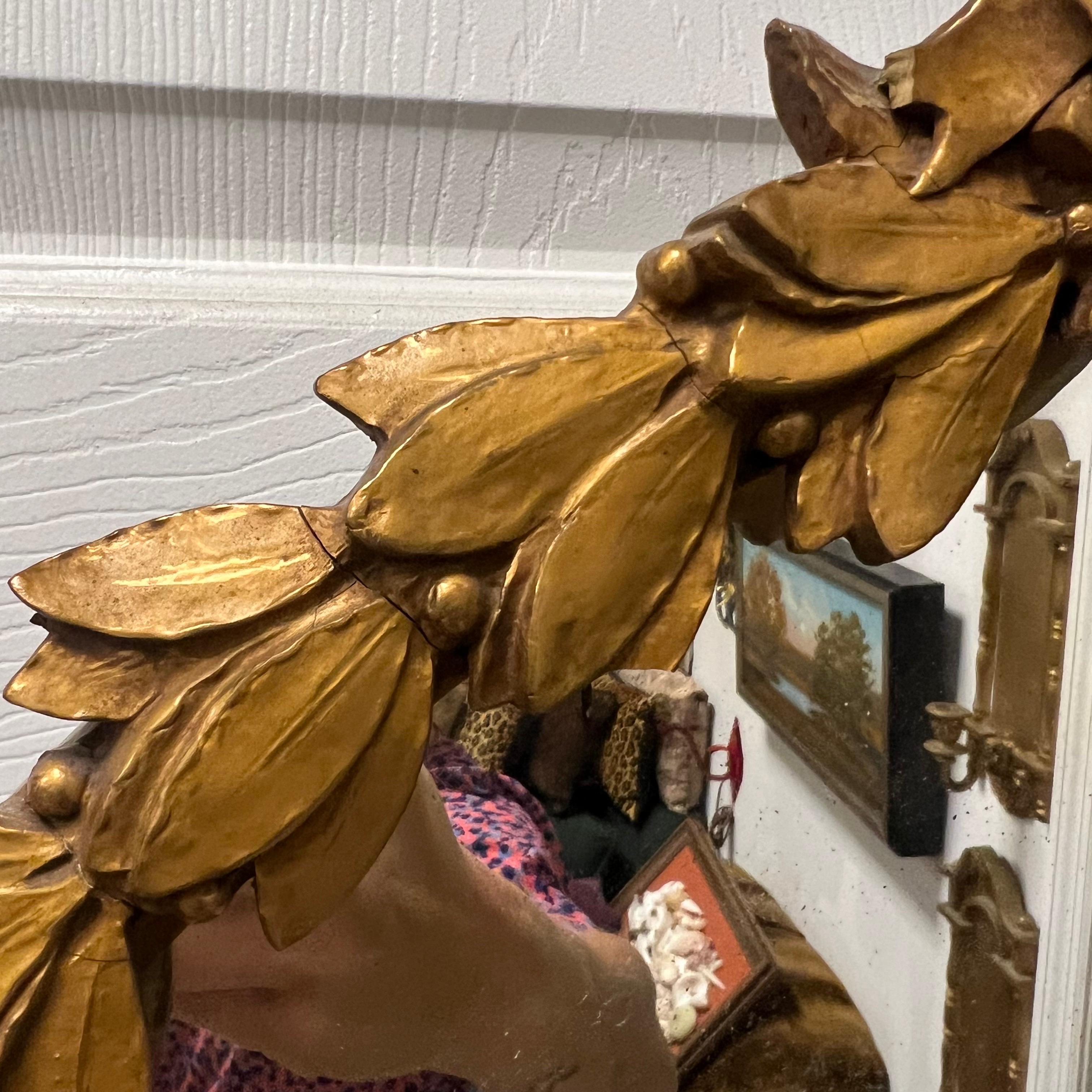 1936 Round Bow Mirror For Sale 2