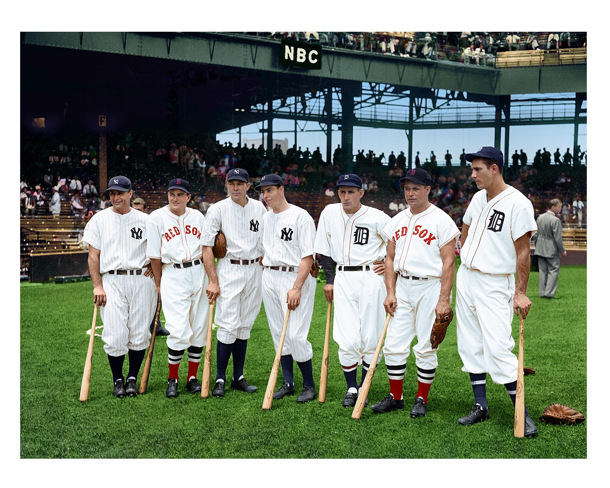 American Classical 1937 American League's All-Star Players, after American Realist Photo For Sale
