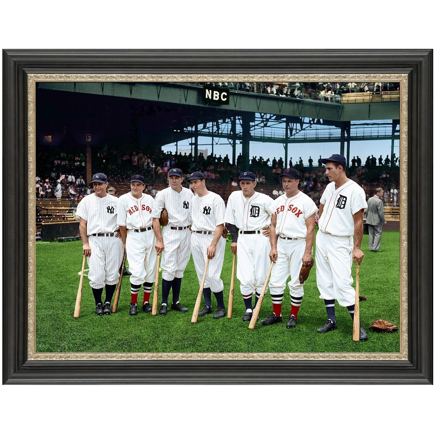 1937 American League's All-Star Players, after American Realist Photo For Sale