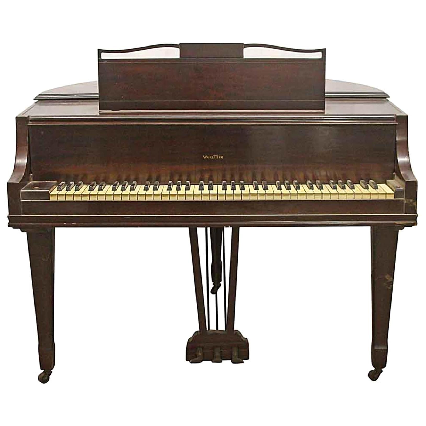 1937 Art Deco Butterfly Baby Grand Piano