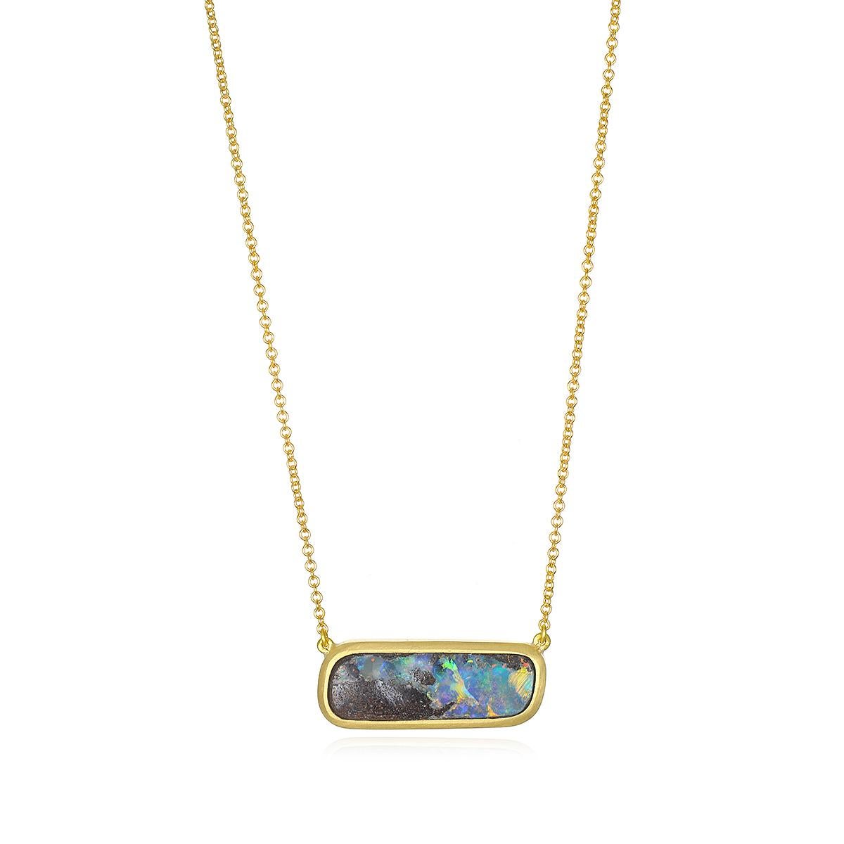 19.37 Karat Corcoran Field Lightning Ridge Kristall Opal 10