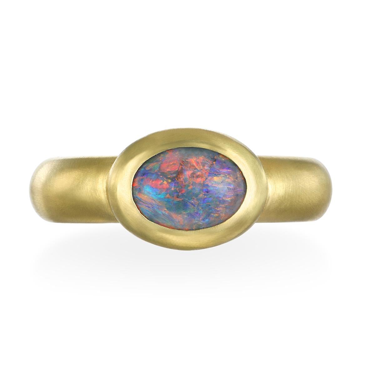 19.37 Karat Corcoran Field Lightning Ridge Kristall Opal 11