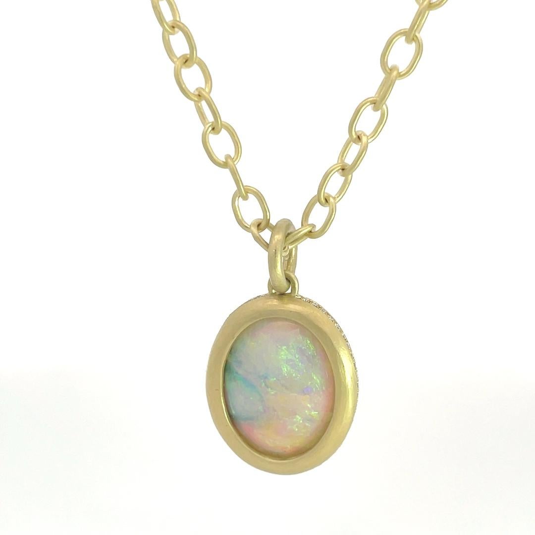 19.37 Karat Corcoran Field Lightning Ridge Kristall Opal im Zustand „Neu“ in Darien, CT