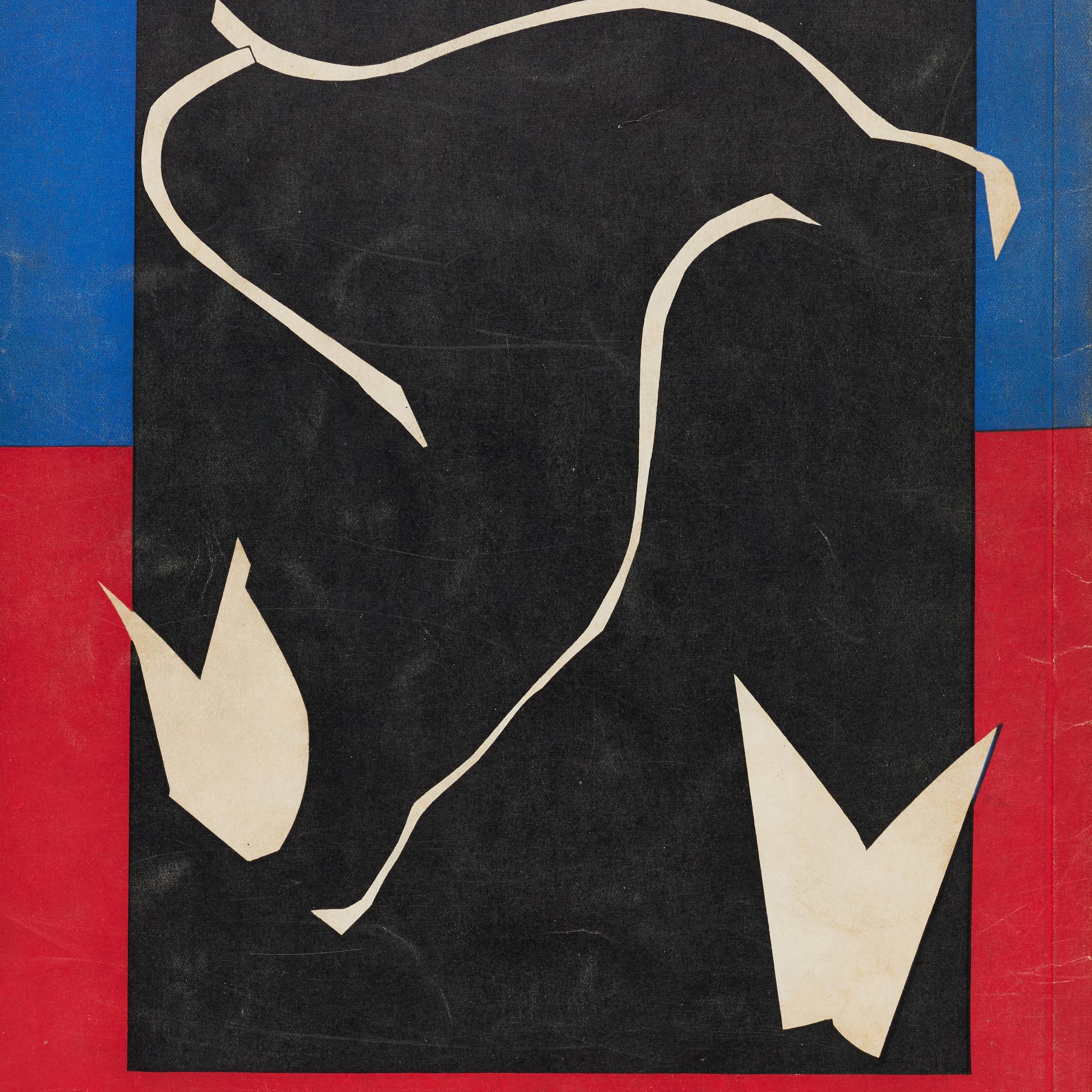 1937 Henri Matisse — Back Cover Lithograph for Verve Vol. I (Cut-Out Design) en venta 4