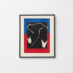 1937 Henri Matisse — Back Cover Lithograph for Verve Vol. I (Cut-Out Design)