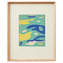 1937 Léger Abstract Landscape — Colour Lithograph from Verve Vol. I, Mourlot