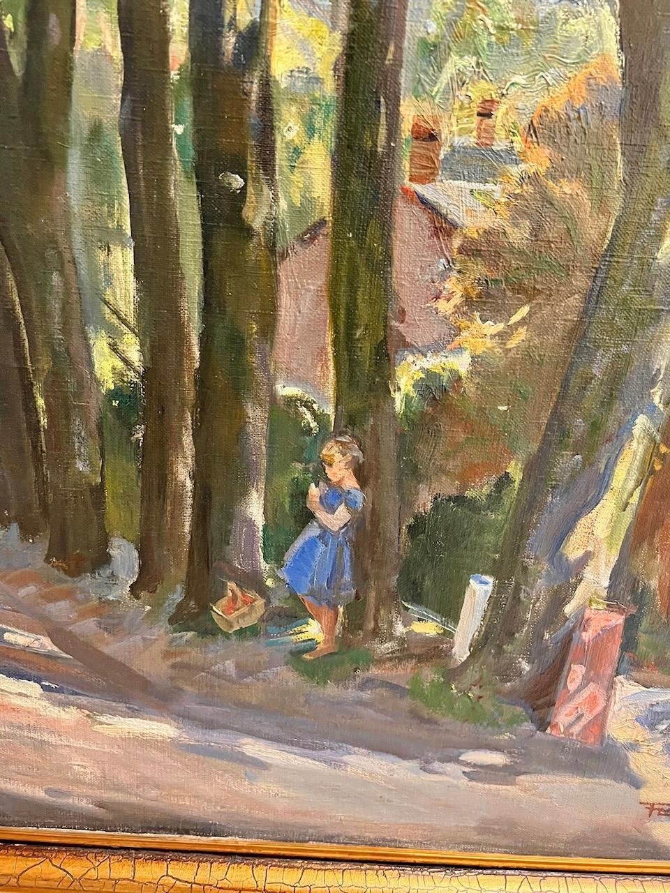 1937, Öl auf Leinwand von Carl Forup '1883-1939' (Dänisch) im Angebot