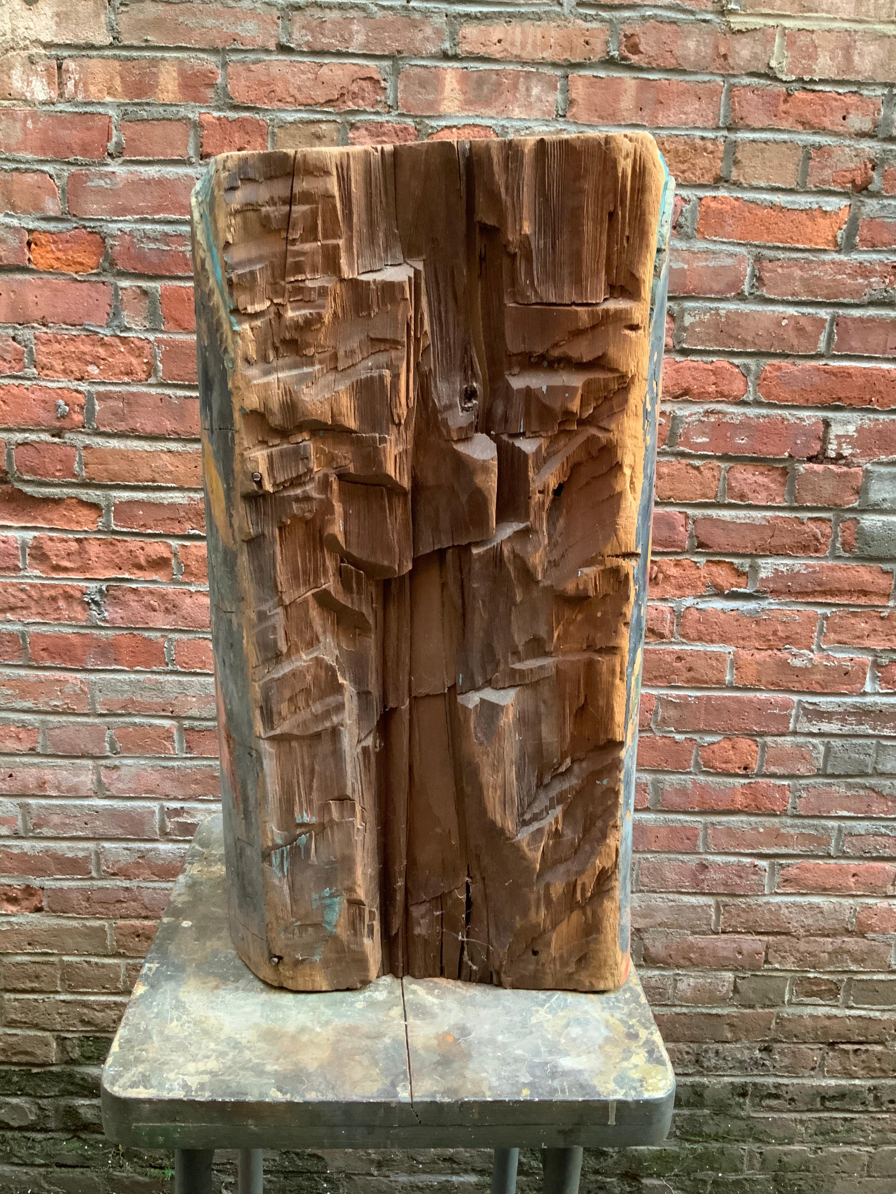 1937 Pacific Northwest Carved and Painted TOTEM 6
