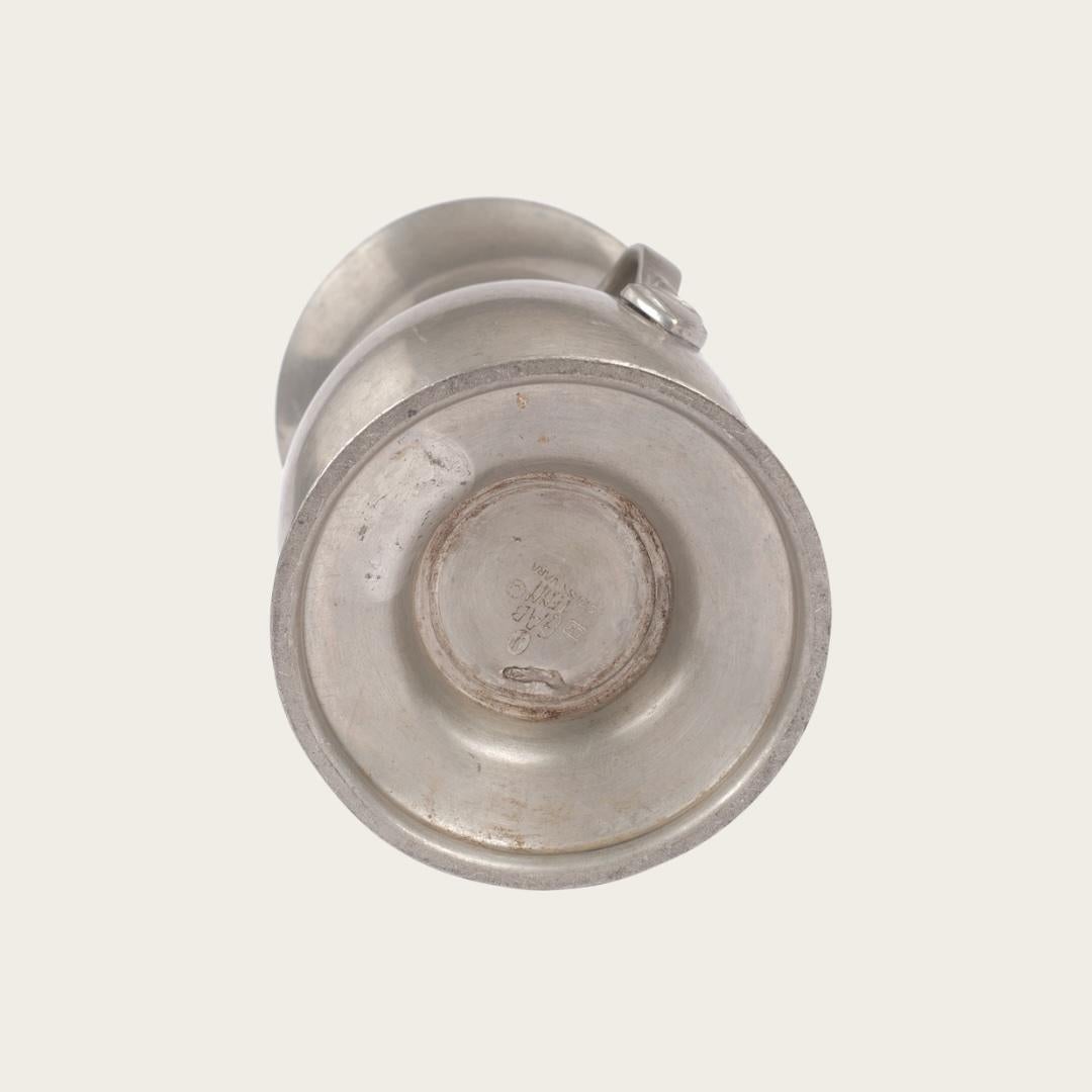 1937 Pewter Vase by GAB Tenn In Good Condition For Sale In Brooklyn, NY
