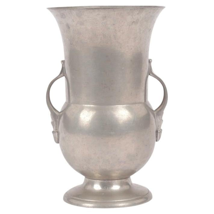 1937 Pewter Vase by GAB Tenn For Sale