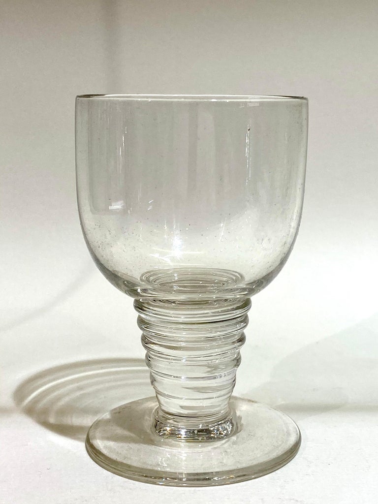 Set of 6 (six) drinking glasses made by René Lalique in 1937. Model is named 