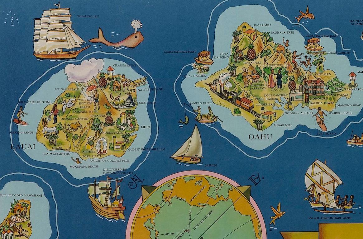 map of hawaiian islands