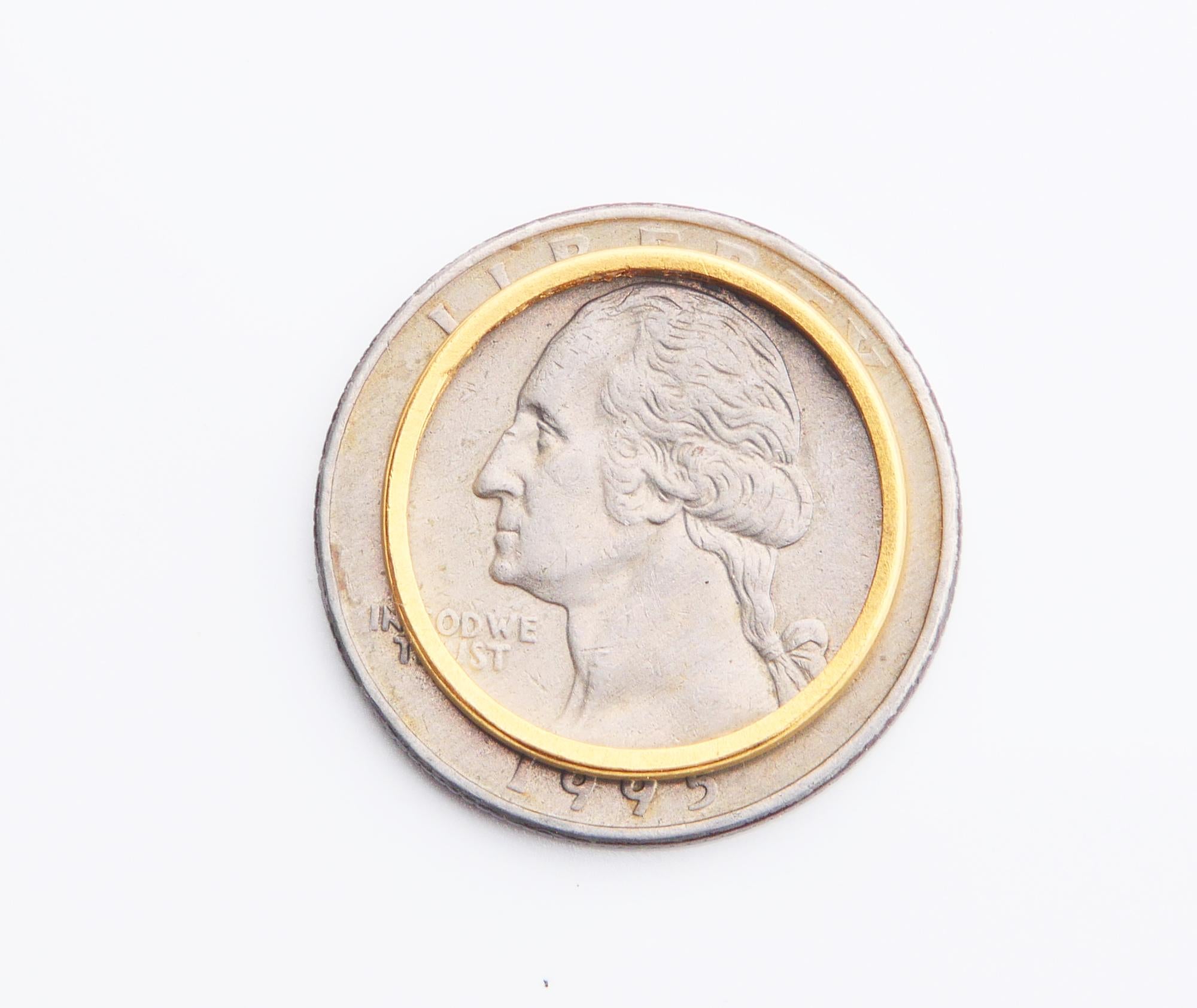 1937 Ehering massiv 23K Gold Ø US7.25 / 1.6 gr 4