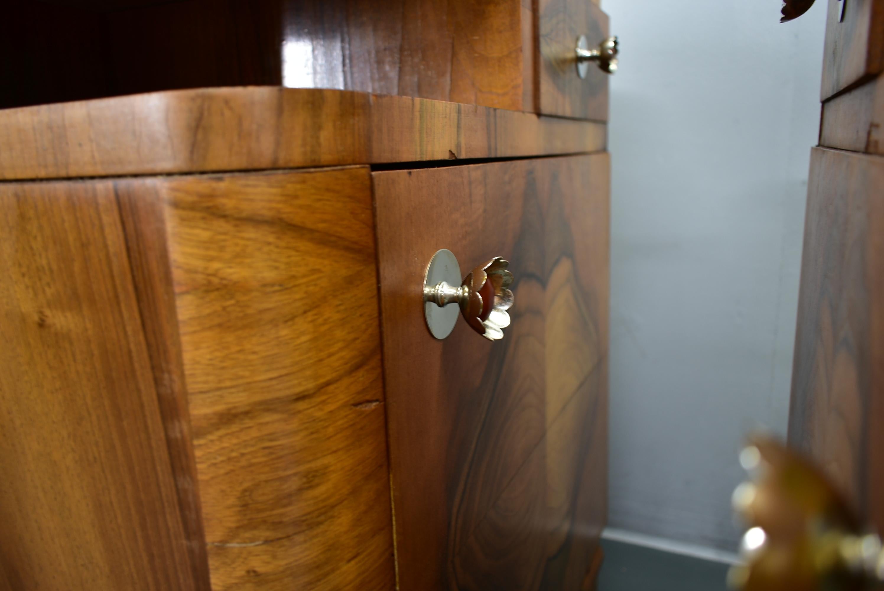 1937s Pair of Art Deco Bedside Tables, Czechoslovakia For Sale 9