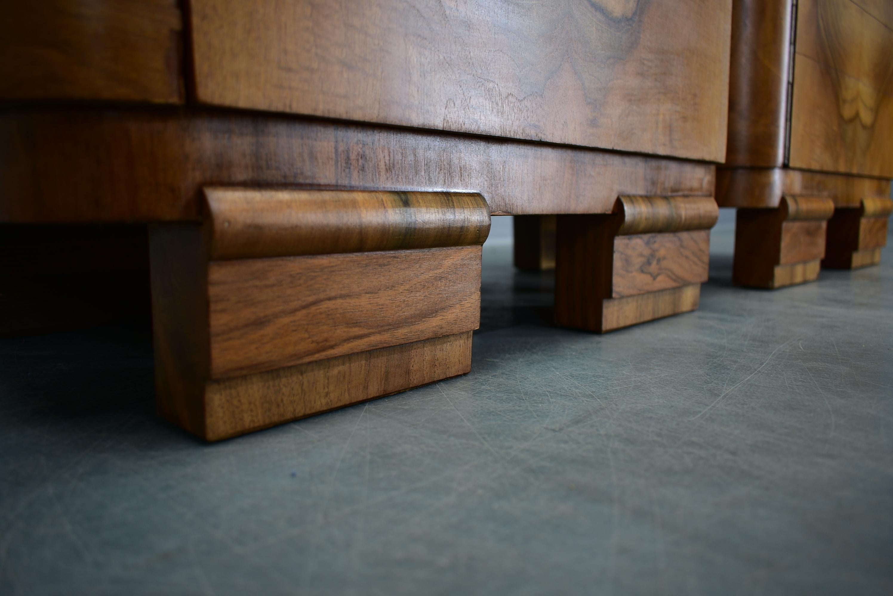1937s Pair of Art Deco Bedside Tables, Czechoslovakia For Sale 13