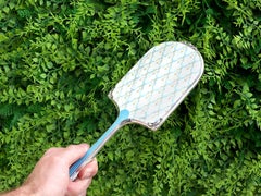1938, Antique Sterling Silver and Enamel Dressing Table Set