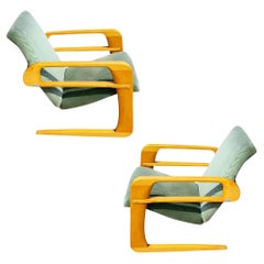 1938 Art Deco "Airline Chair" Lounge by KEM Weber for Walt Disney, Pair