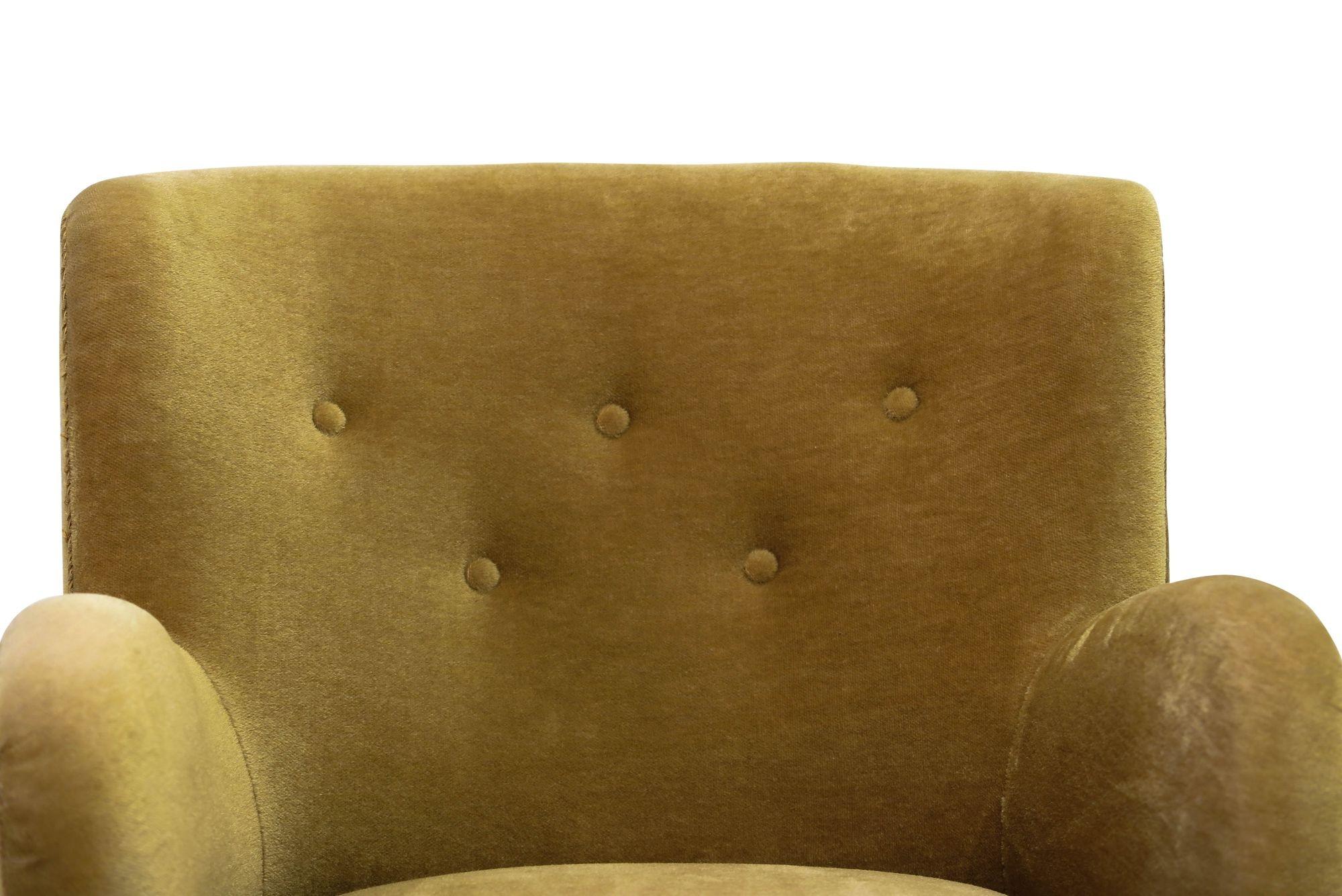 Scandinavian Modern 1938 Flemming Lassen for Georg Kofoed Danish Lounge Chair in Original Mohair For Sale