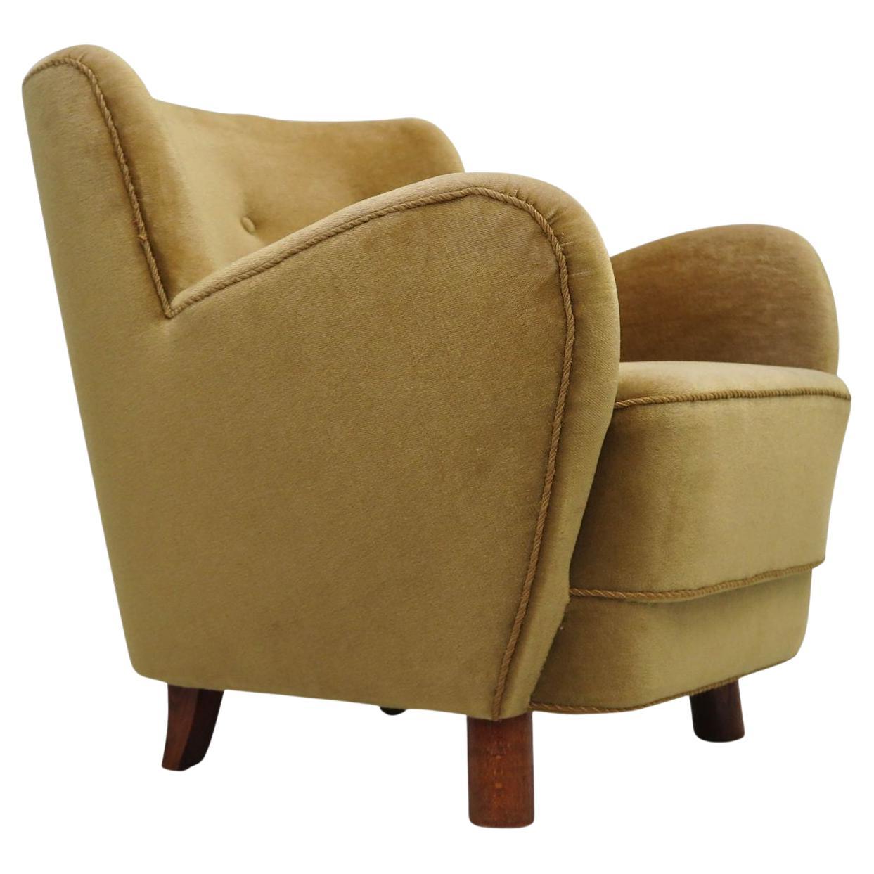 1938 Flemming Lassen for Georg Kofoed Danish Lounge Chair in Original Mohair