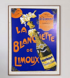 1938 La Blanquette De Limoux Sparkling Wine Original Vintage Poster