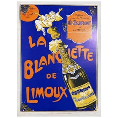 1938 La Blanquette De Limoux Sparkling Wine Original Vintage Poster