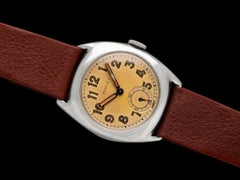 1938 Rolex Art Deco Vintage Mens Tonneau Ref. 3892 Watch - Chromium