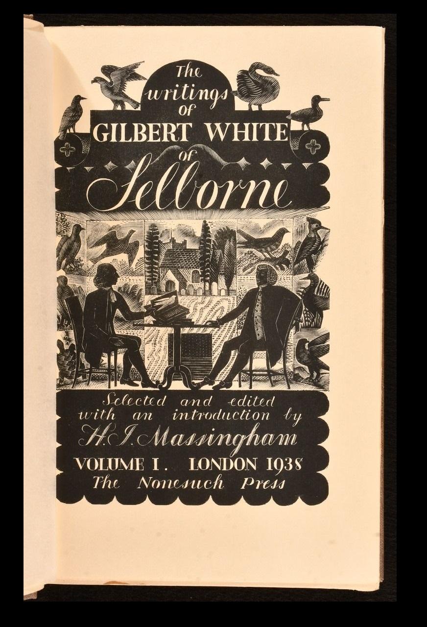1938 The Writings of Gilbert White of Selborne (Les écrits de Gilbert White de Selborne) en vente 3