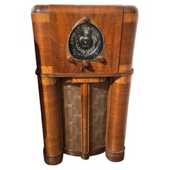 1938 Zenith Model 12S265 Restored Bluetooth Radio Art Deco