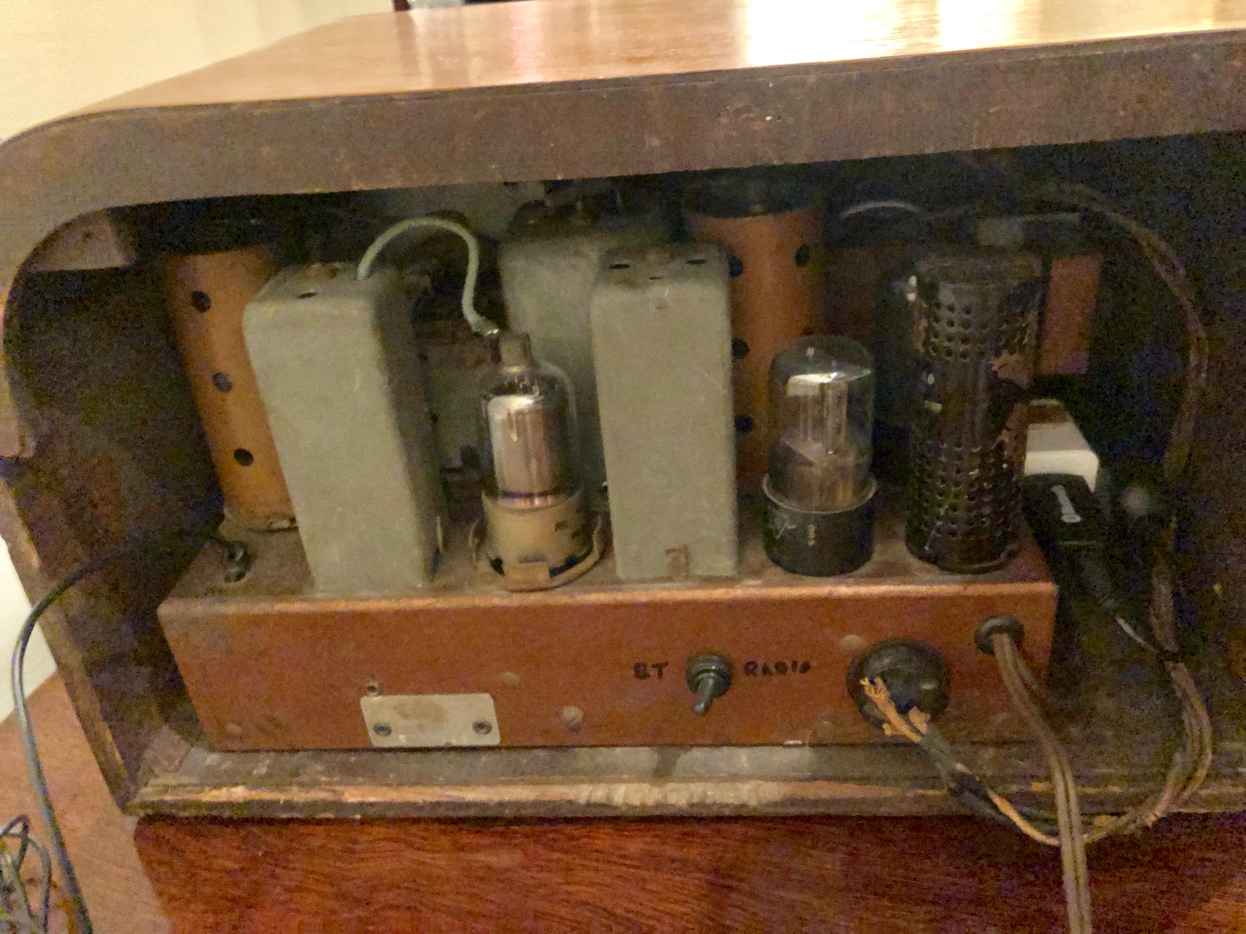 Metal 1938 Zenith Model 6-D-219 Table Top Tube Radio Bluetooth
