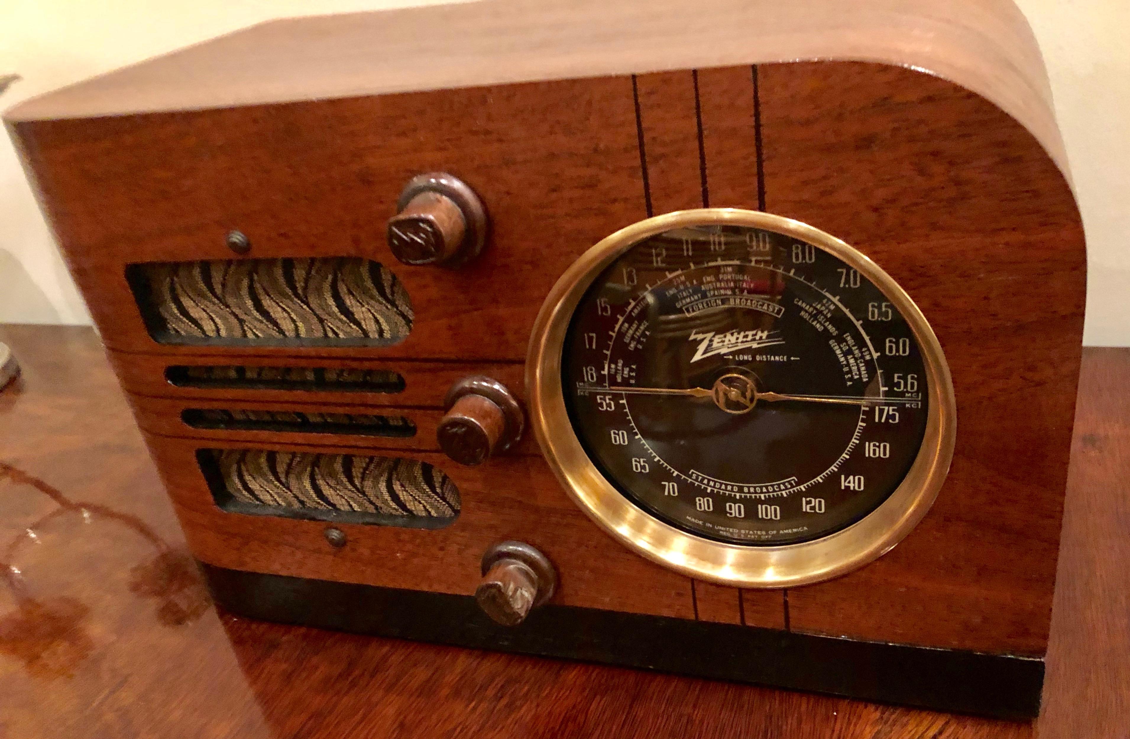 zenith radio models 1940s