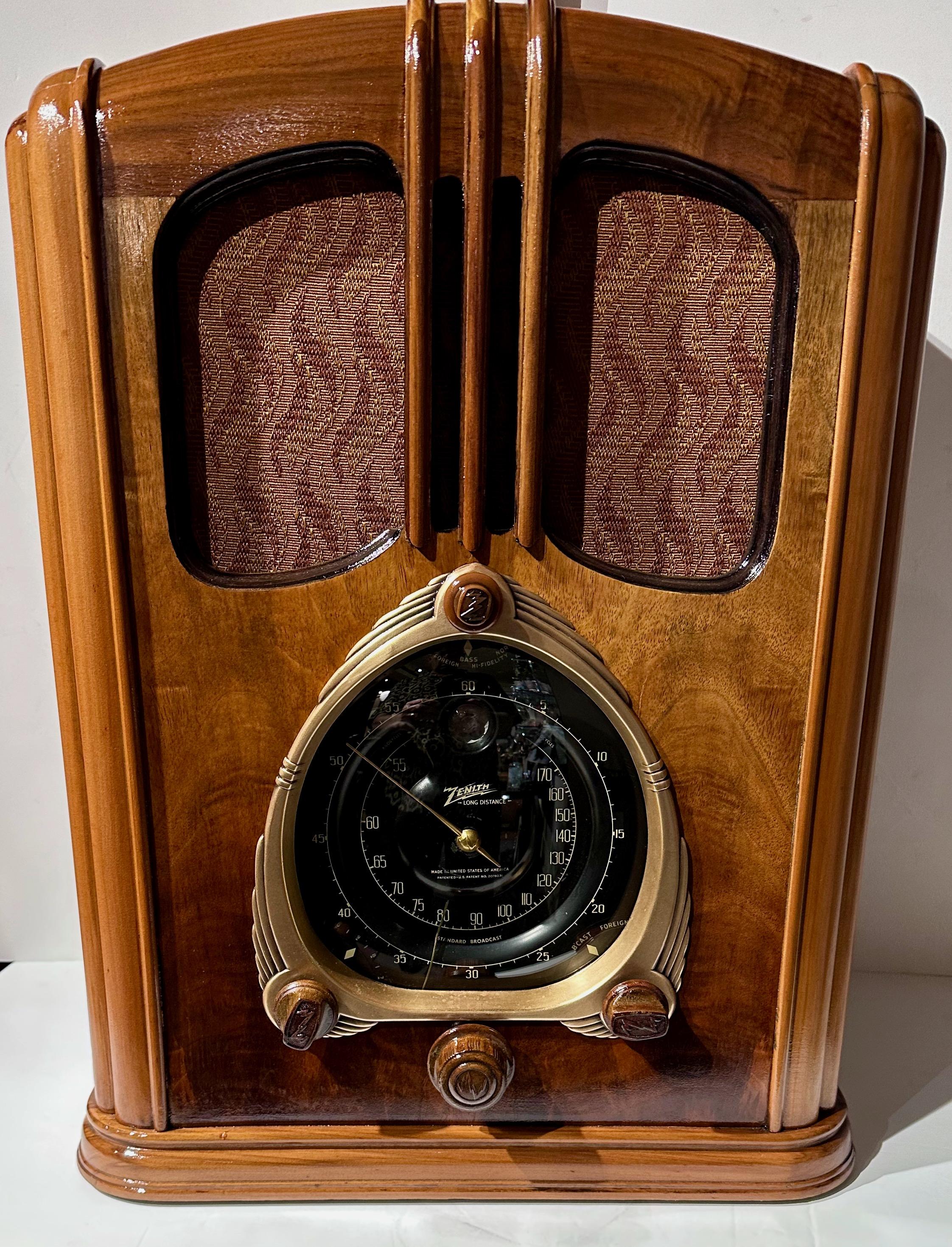 zenith radio models 1930s