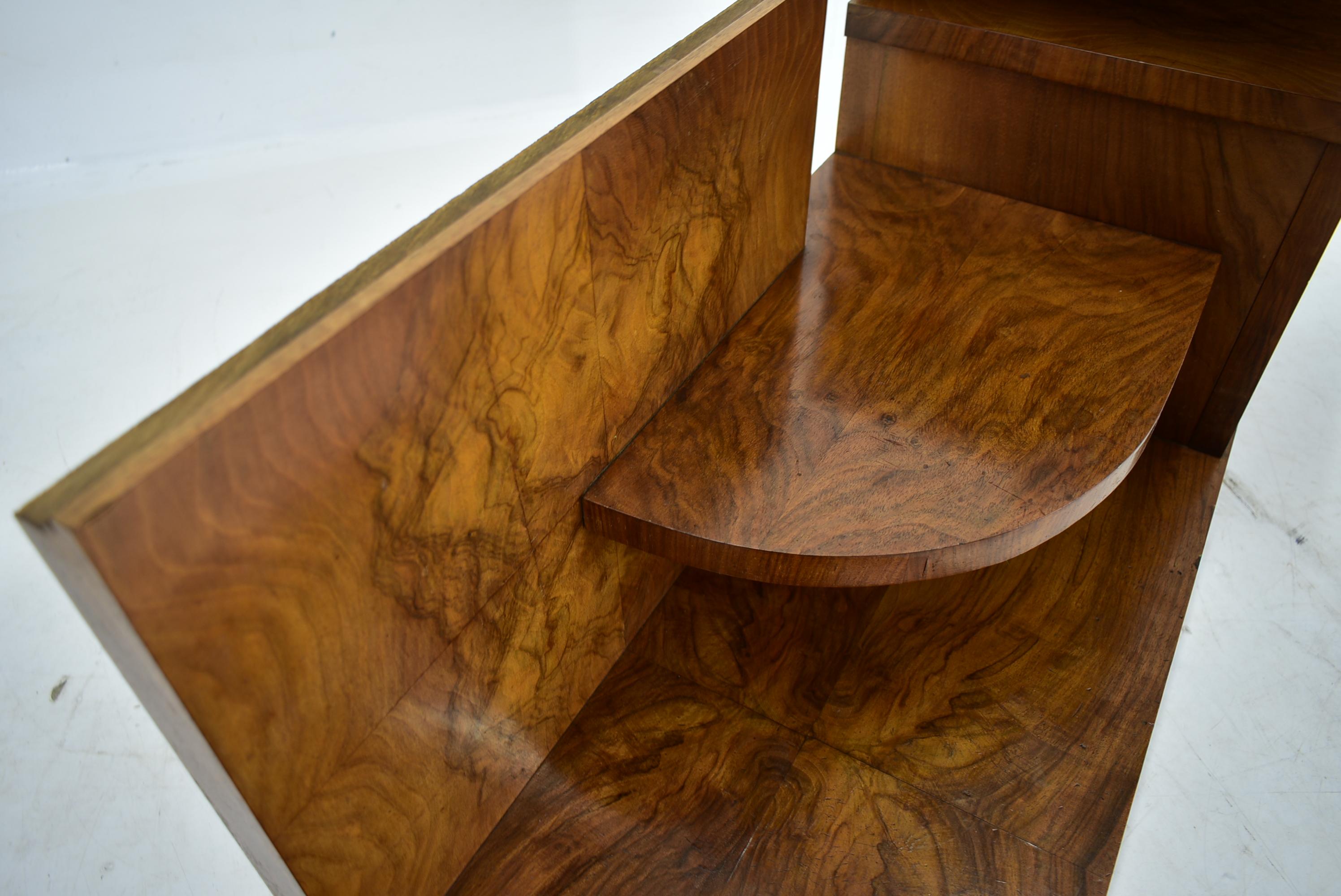 Wood 1938s Art deco Cabinet in Walnut wood , Czechoslovakia
