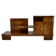1938s Art deco Cabinet in Walnut wood , Czechoslovakia