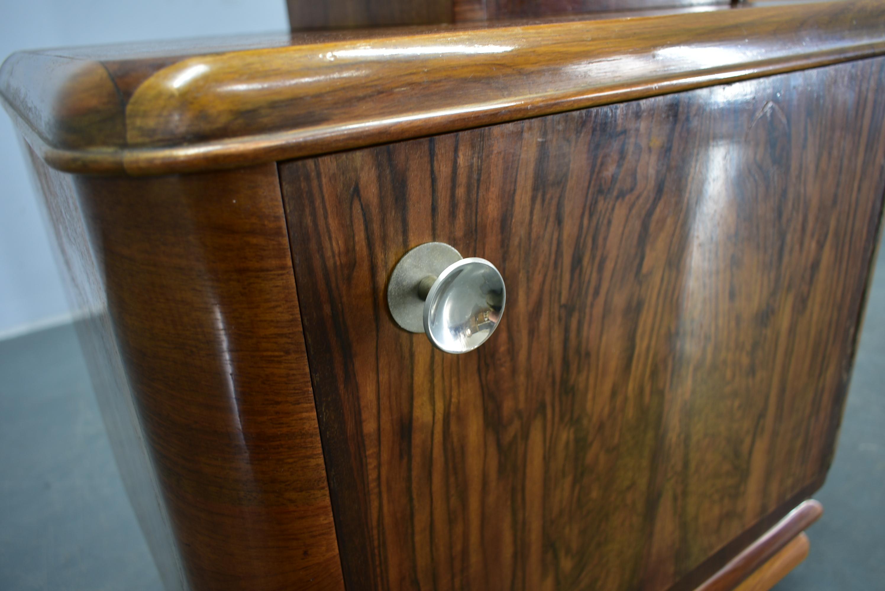 1938s Pair of Art Deco Bedside Tables, Czechoslovakia For Sale 2