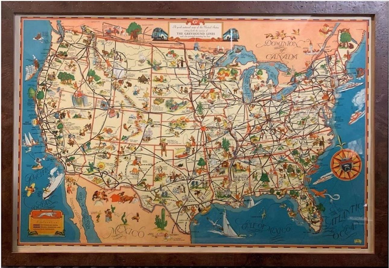 Il s'agit d'une carte originale de 1939, intitulée 