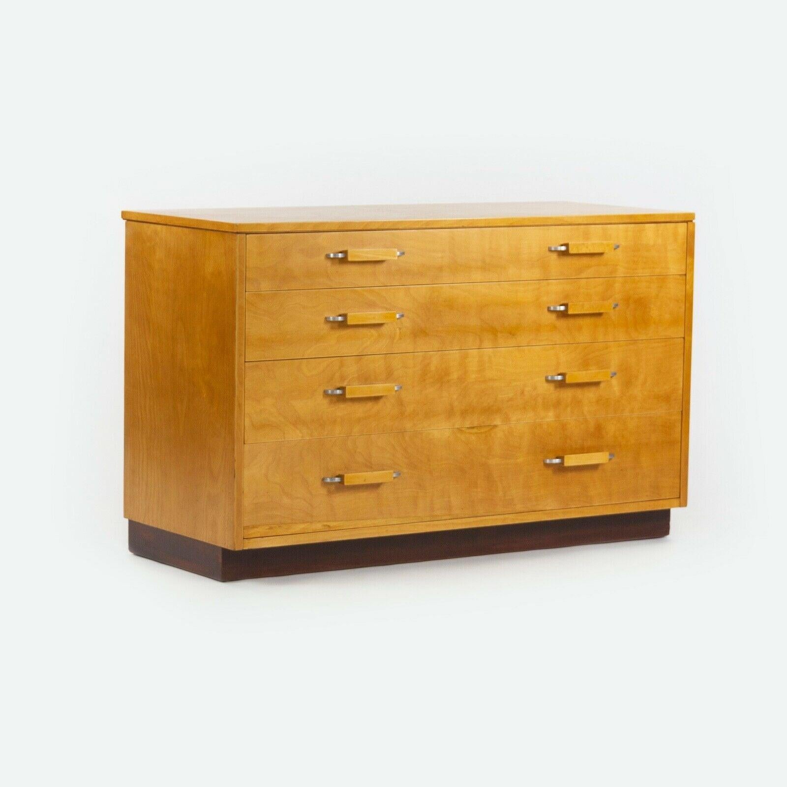 American 1939 Eliel Saarinen & Pipsan Saarinen Swanson Johnson Four Drawer Dresser For Sale