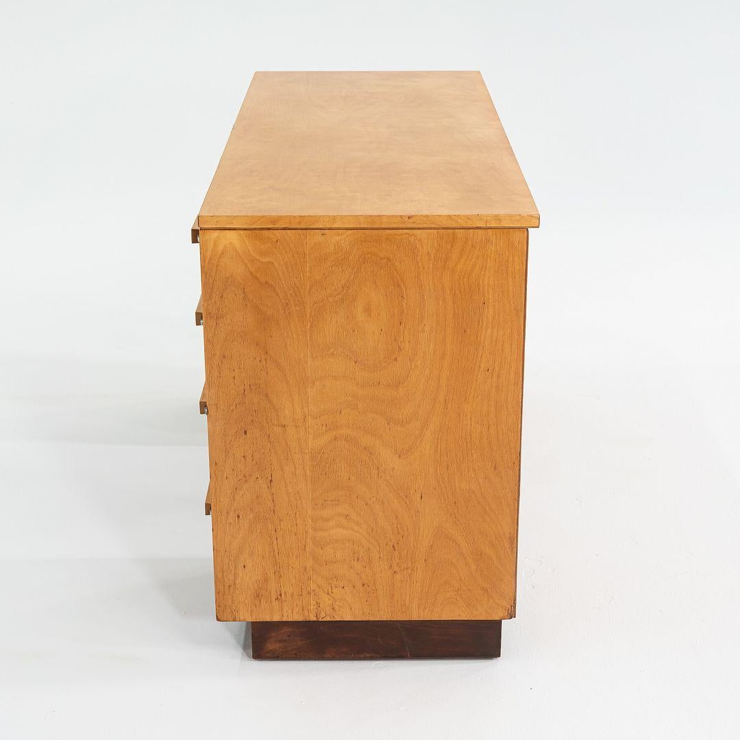 Alluminio 1939 Eliel Saarinen, Pipsan, Swanson FHA Scrivania / Vanità in betulla in vendita