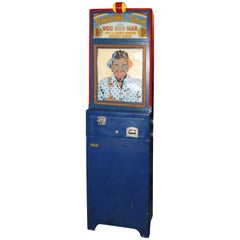 1939 Smiling Sam The Voo Doo Man Coin Op Fortune Machine