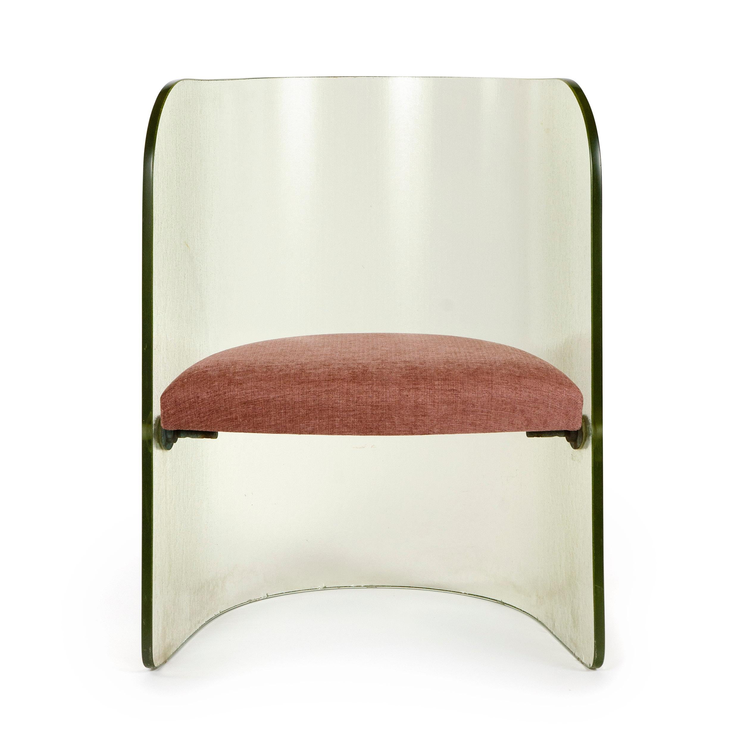 Mid-20th Century 1939 Glass Armchair by Louis Dierra for Pittsburgh Plate Glass
