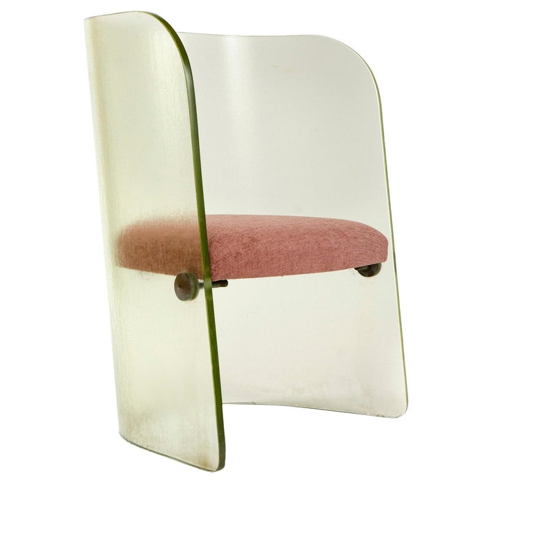 1939 Glass Armchair By Louis Dierra For Pittsburgh Plate Glass