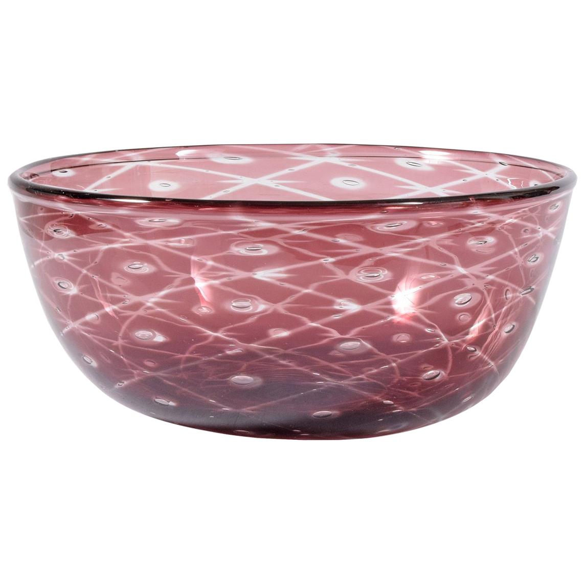 1939 Graal Bowl by Edward Hald for Orrefors For Sale