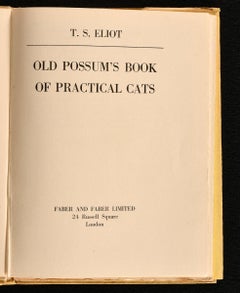 1939 Old Possum's Book of Practical Cats (Livre de chats pratiques)
