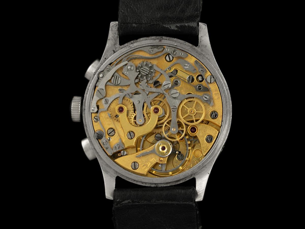 1939 Omega - Tissot Omega Caliber 33.3 Vintage Large Mens Chrongraph - SS For Sale 3