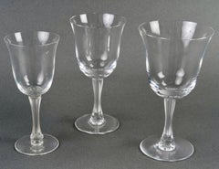 1939 René Lalique - Glassware Set Barsac Crystal - 24 Pieces
