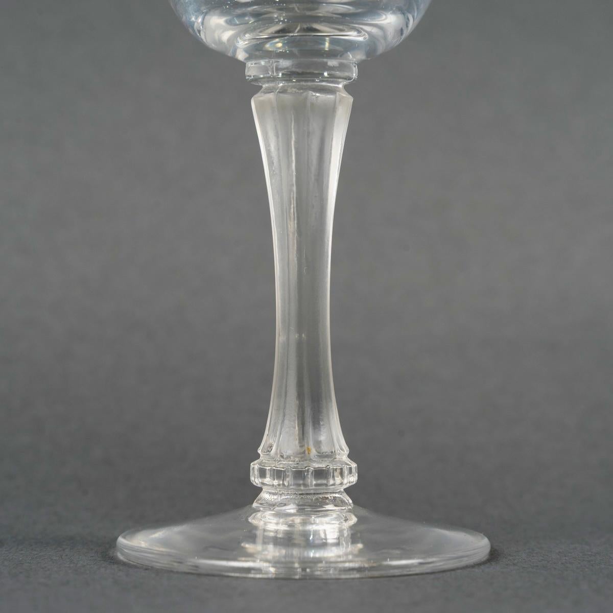 1939 René Lalique - Cristalería Barsac - 24 Piezas Art Decó en venta