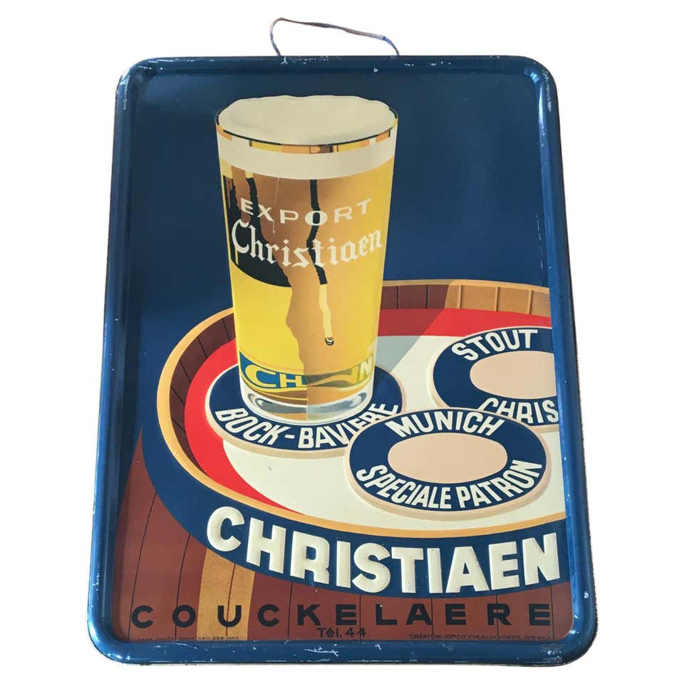 1930’s Enamel And Neon Braumeister Beer Sign For Sale at 1stDibs | beer ...