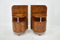 1939s Set of Bedside Tables by Jindrich Halabala, Czechoslovakia