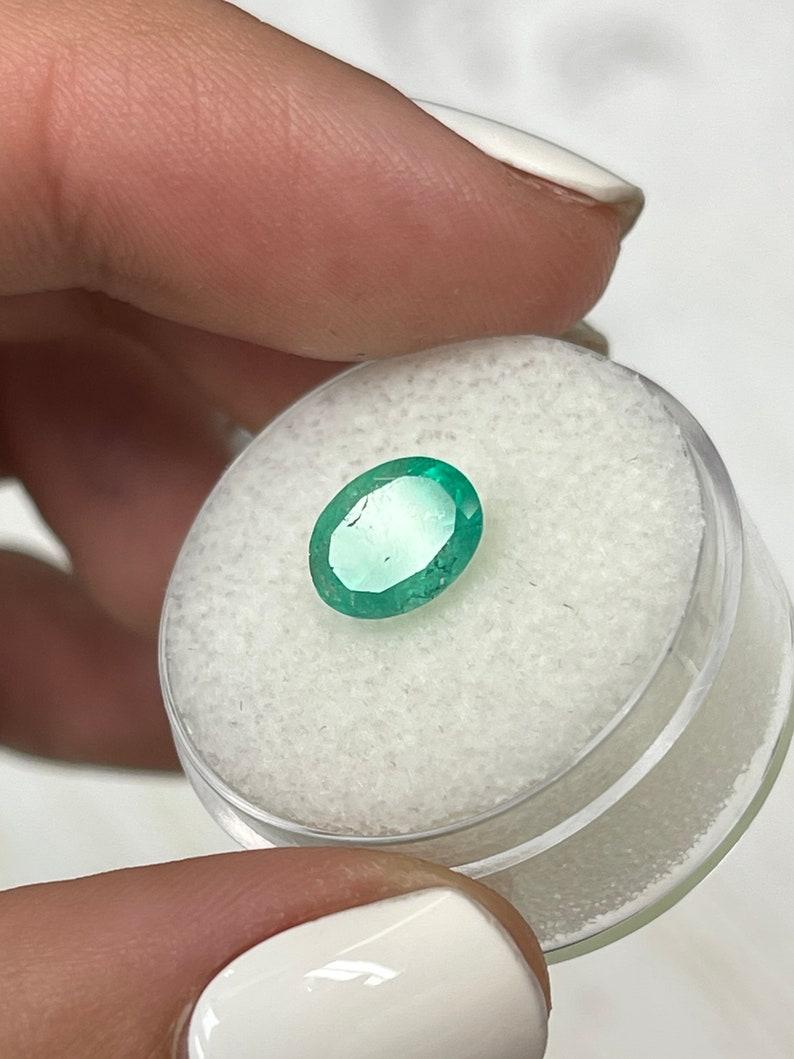 1.93ct Grüner natürlicher loser kolumbianischer Smaragd - Ovalschliff Mai Geburtsstein Edelstein im Zustand „Neu“ im Angebot in Jupiter, FL
