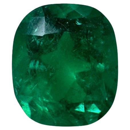 1,94 Carati 8x7 Smeraldo Colombiano Verde Muzo Vivido - Pietra di nascita di maggio con taglio a cuscino